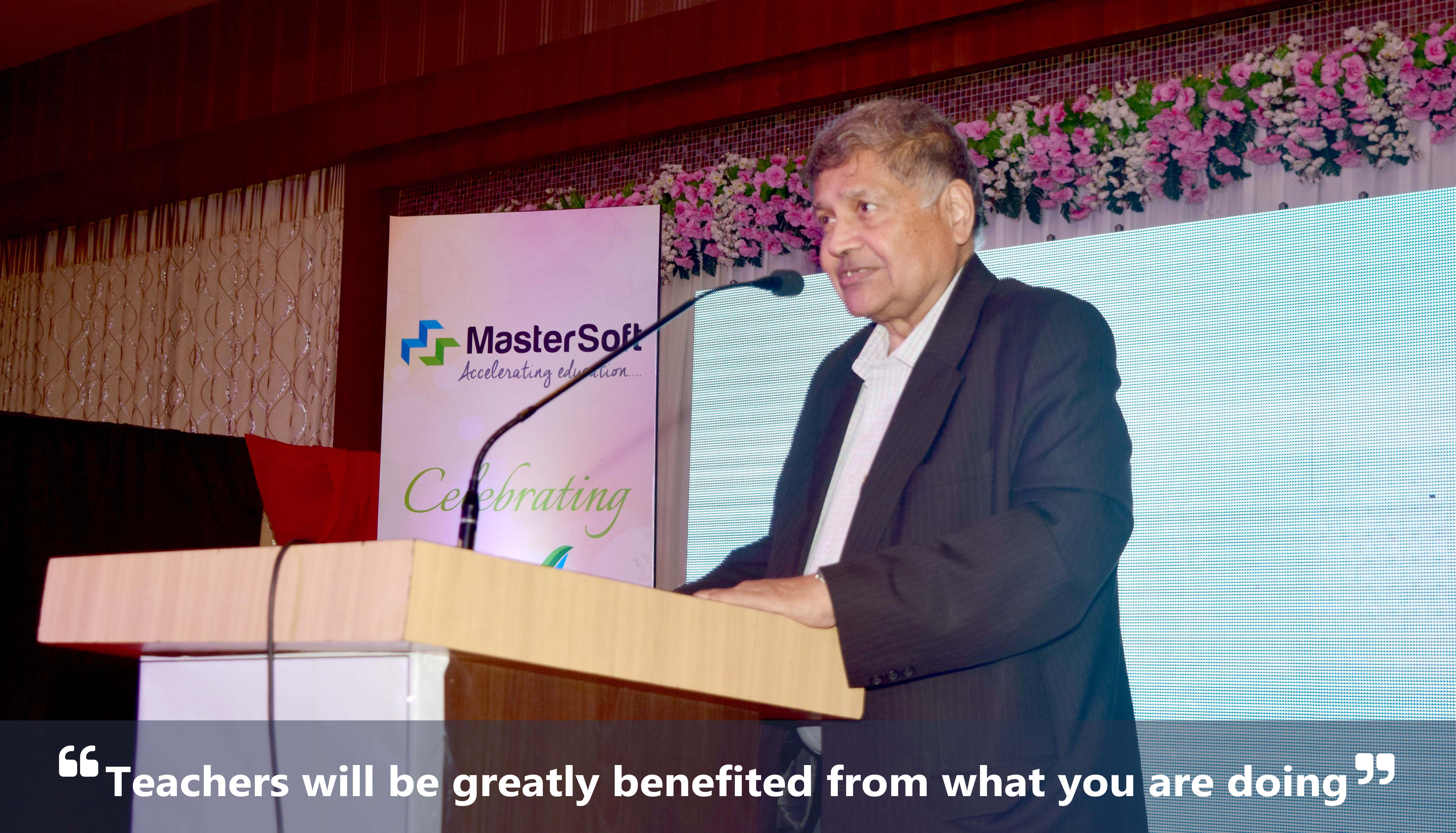 Dr. R. Natarajan at MasterSoft Annual Function