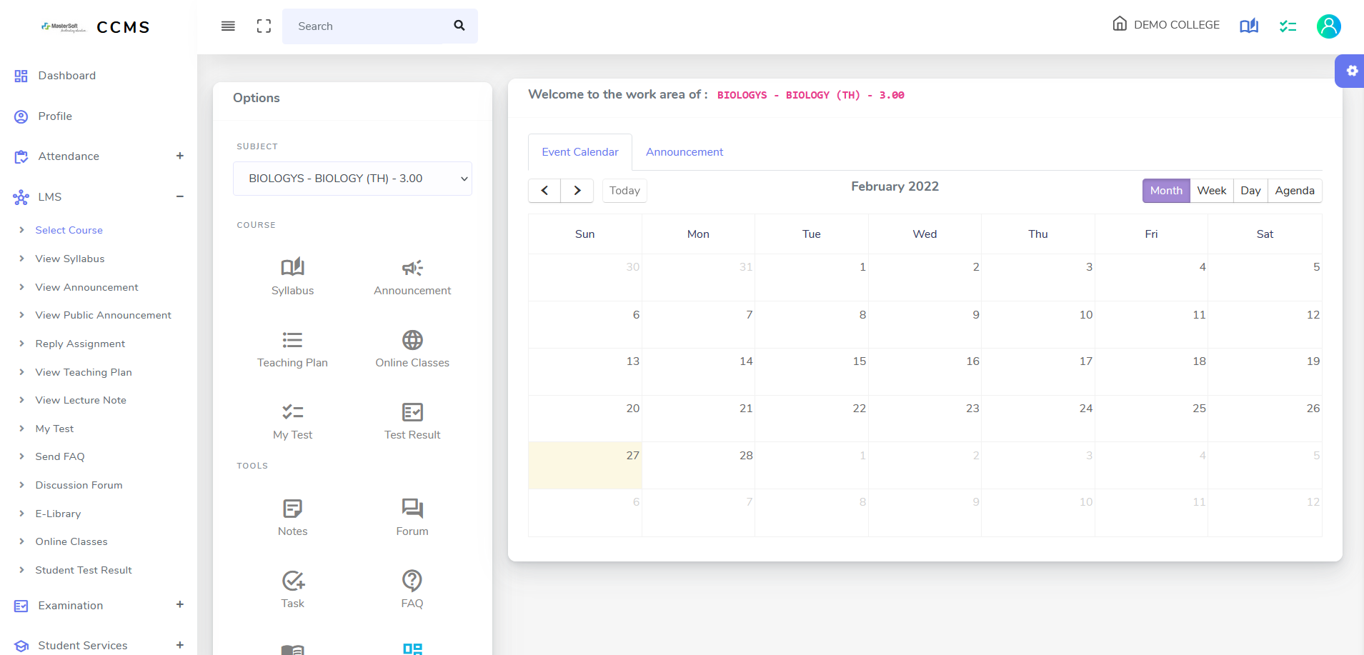 CCMS - Centralized Campus Management System Software for University ...
